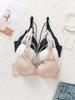 SHEIN Cross Strap Lace Push-Up Underwire Bra In European Size