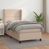 3137678 vidaXL Divan Bed with Mattress White 180x200cm Faux Leather