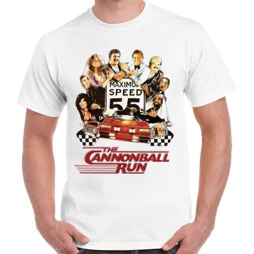 

The Cannonball Run 80s Comedy Movie Poster Vintage Retro T Shirt 901 2XL