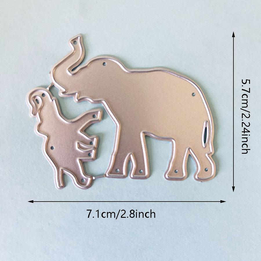 Animal Elephant Metal Cutting Dies for DIY Scrapbooking Album Paper Cards Decorative Crafts Embossing Die Cuts