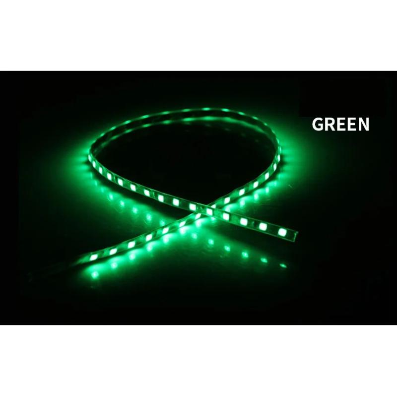 2X 45CM LED Strip Lights Light Bar 1210 Soft Led Car Accessorie Auto Atmosphere Decorative Lamp White Yellow Green Blue Red 12V