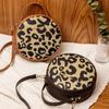 Retro Leopard Print Small Round Bag Womn Bag Women's Trend Shoulder Bag