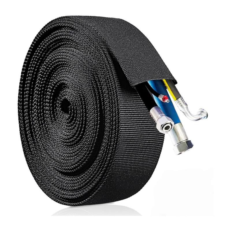 10mm 50mm Wear Resistant Hydraulic Hose Sleeve Protection Nylon Sheath For Car Maintenance