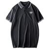 Trade Overplus Order Men's Cut the Tag Off Cattle Goods Fitness Coach Polo Shirt Tide Brand Fashion Short Sleeve Export Original Single Sports T-shirt