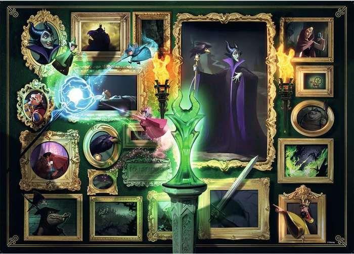 Puzzle 1000 pièces Disney Villainous - Maléfique Ravensburger - Collection Disney Villainous - Dès 14 ans