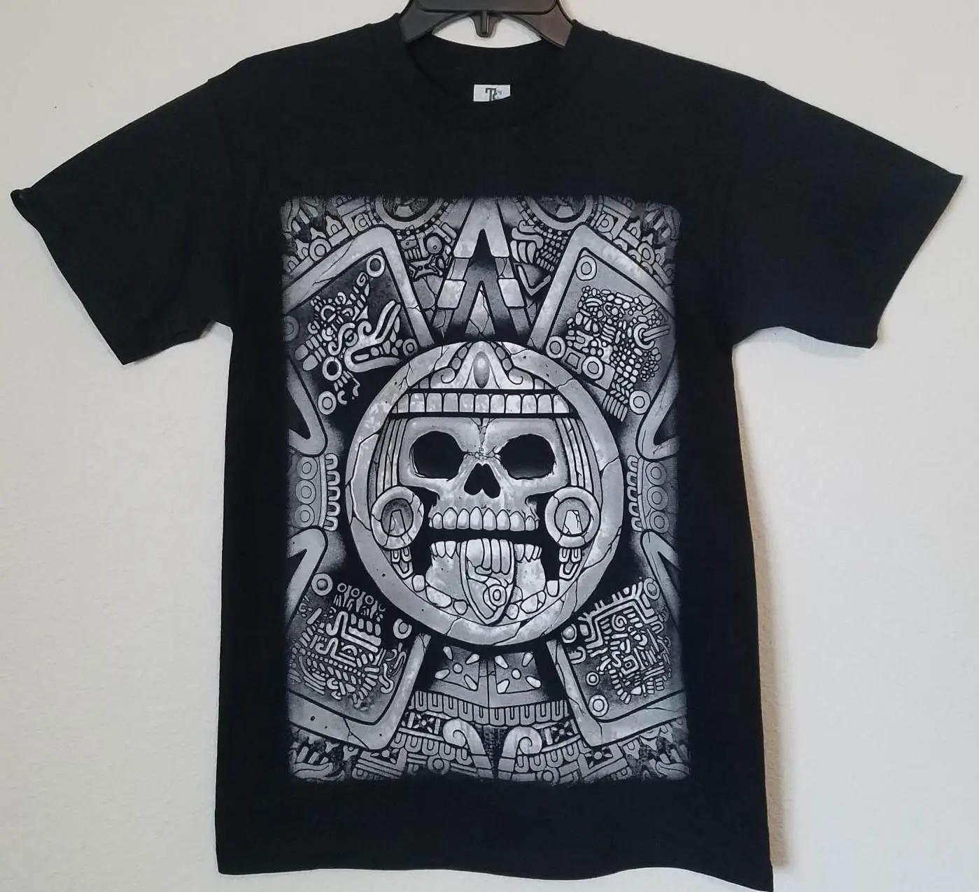 

New Aztec Sun God Tonatiuh Silkscreen T Shirt Available From Small 3Xl Https Www Etsy Com Hk En Listing 1753442138 Shop 5XL різнокольоровий