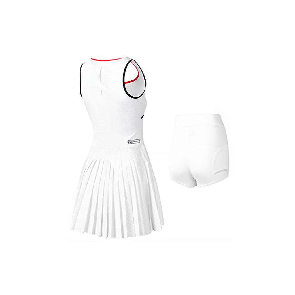 New FILA Sleeveless Dress Women's White A11W223301F-ZA