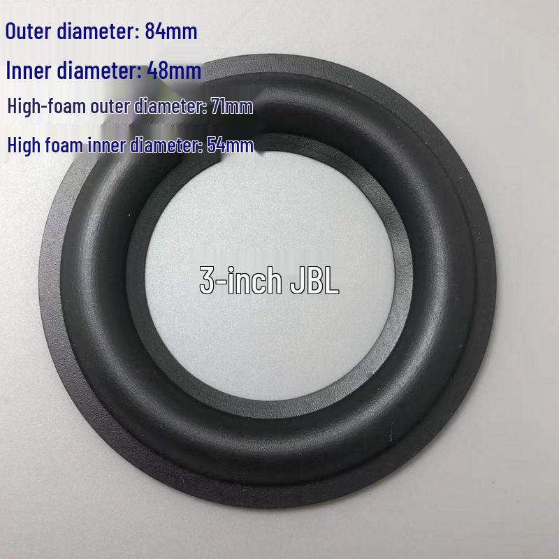 Rubber Edge Speaker Repair Rings—1.5 To 12 Inch Sizes Available
