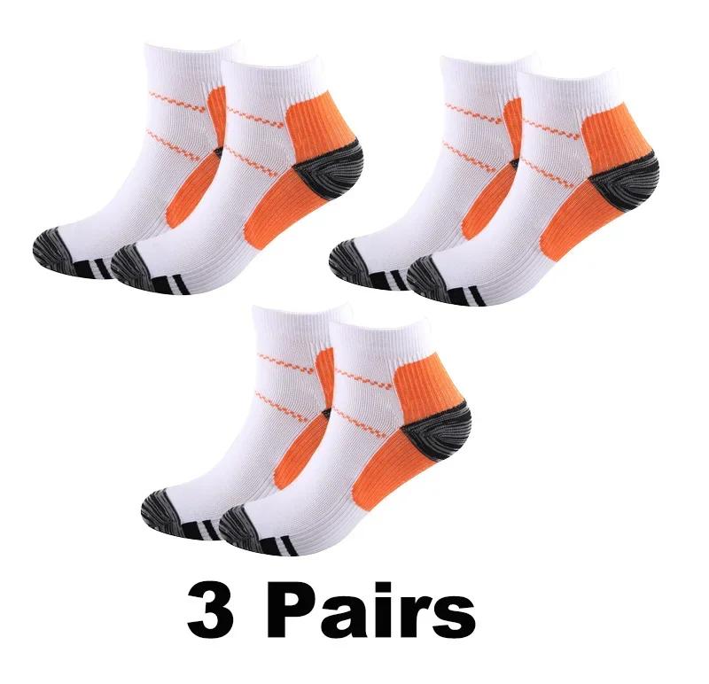 1/3/5 Pairs Men Women Socks Couples Elastic Pressure Compression Socks Outdoor Sports Trail Running Cycling Ankle Socks Boat