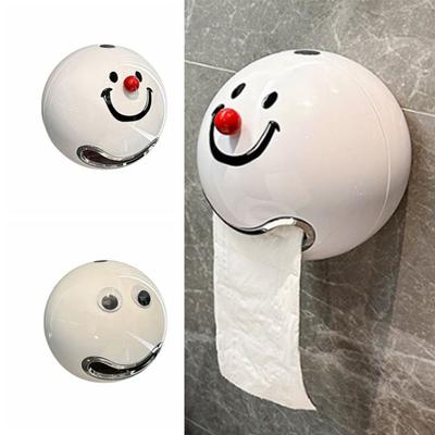 Wall Mounted Toilet Paper Container Plastic Toilet Paper Dispenser  Toilet Supplies