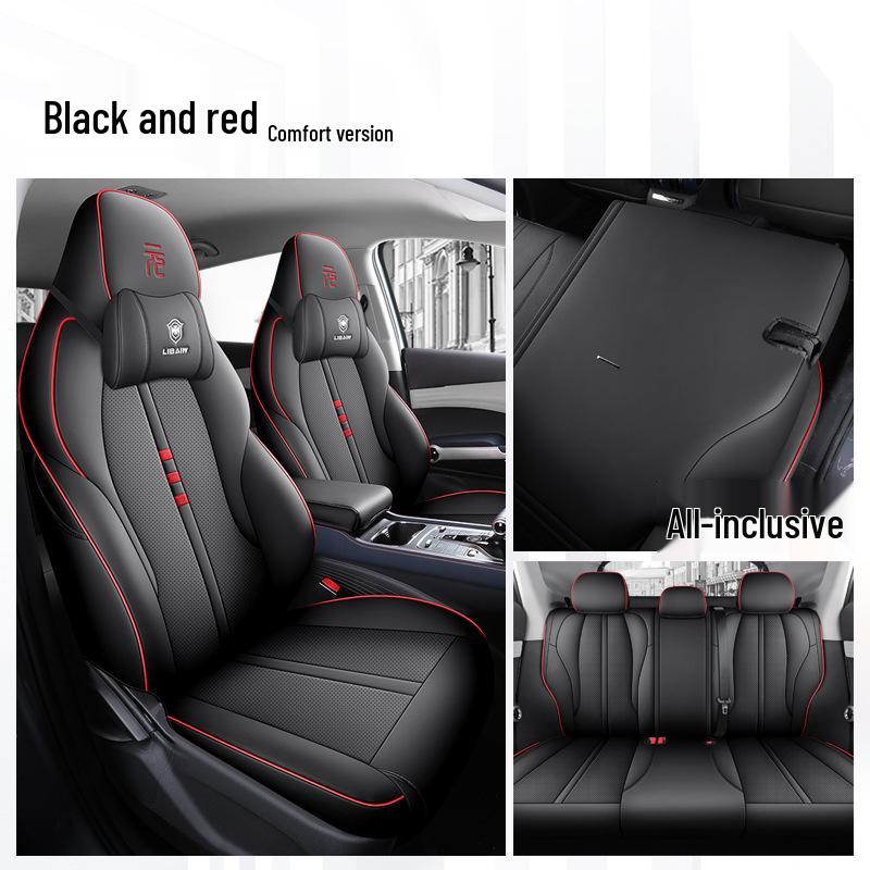 BYD Yuan Plus Universal Car Seat Cover - Four Seasons Breathable Leather Full Surround Cushion