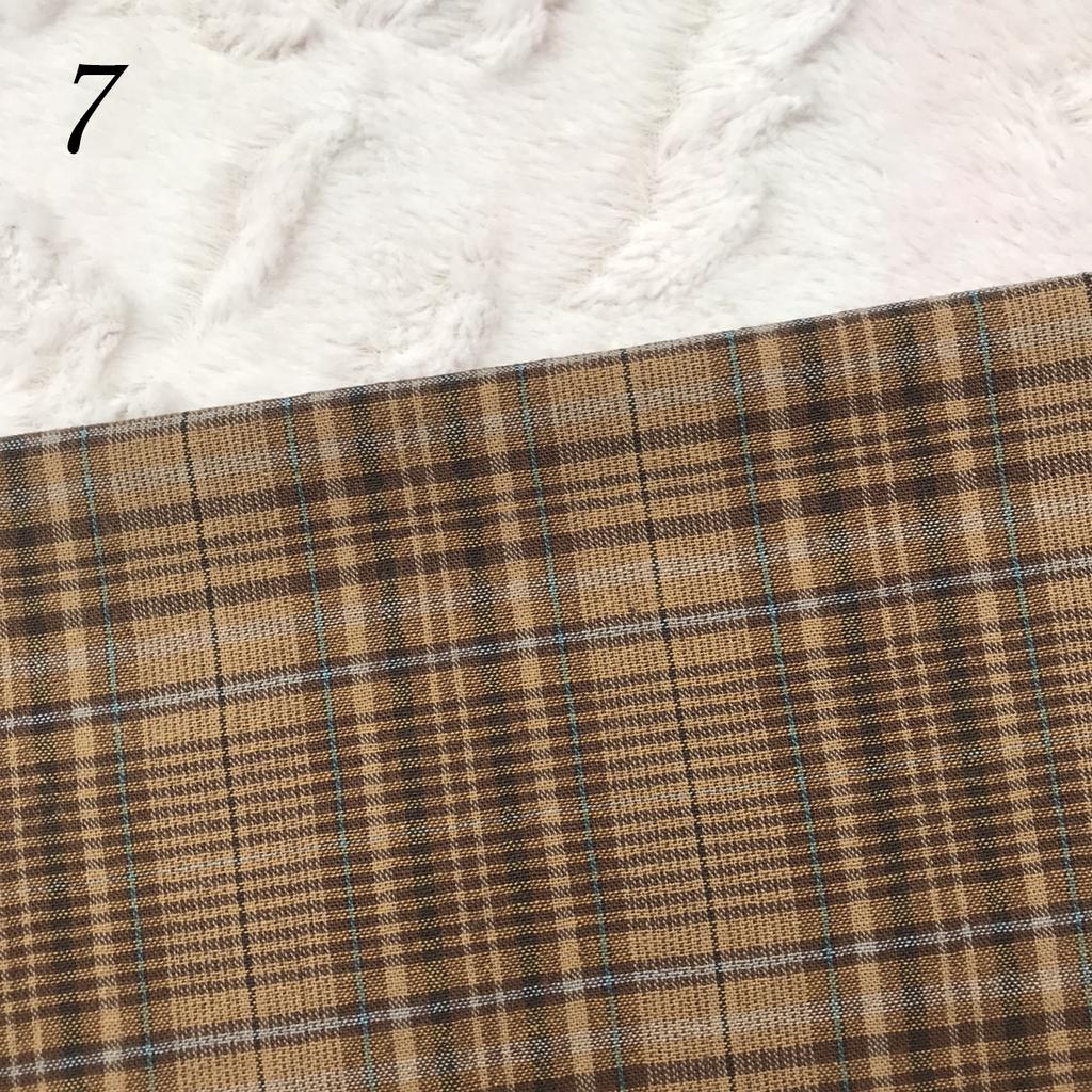 Lattice series DIY Japan Little Cloth group Yarn-dyed fabric,for sewing Handmade Patchwork Quilting ,For Sewing Doll clothes