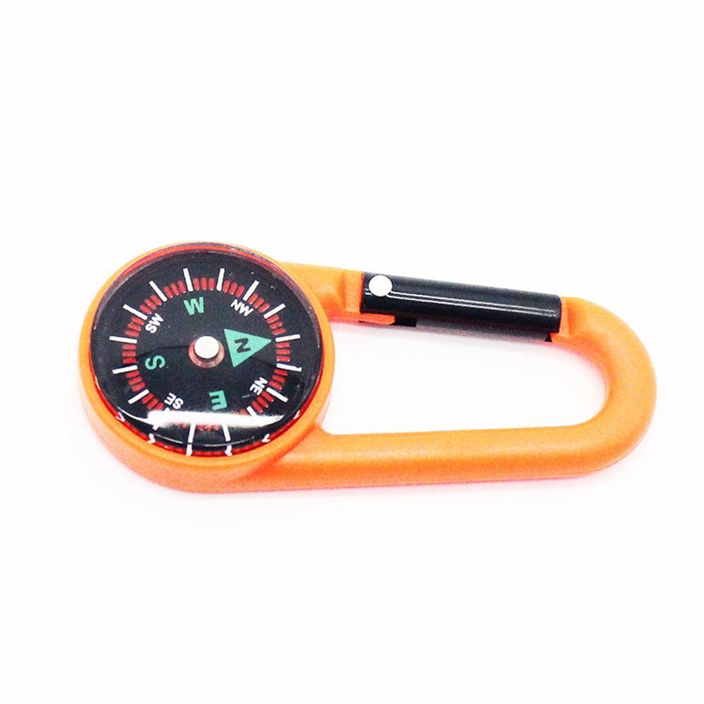 North Needle Buckle Compass Plastic Snap Hook Camping Compass Mini Compass Hiking Compass Compass