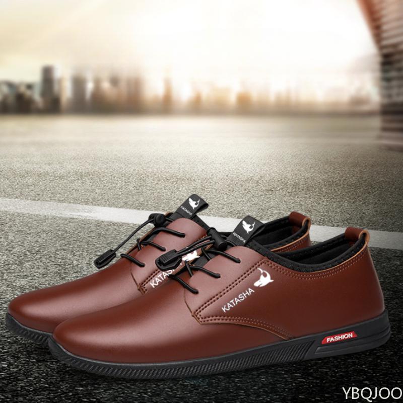 Fashion 2025 Versatile Men's leather Shoes Casual British formal shoe Fashion breathable Male shoes Business Comfort Flats Homme Zapatos