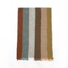 Fashion Men Patchwork Cotton Linen Striped Scarf
