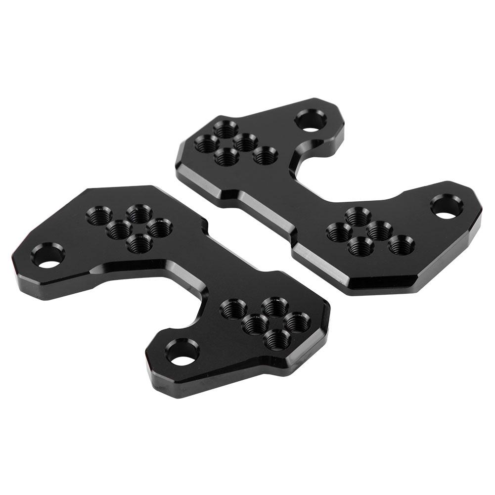 2 Pcs Motorcycle Rearset Base Foot Pegs Accessories for Yamaha MT03 YZF R3 2015 2016