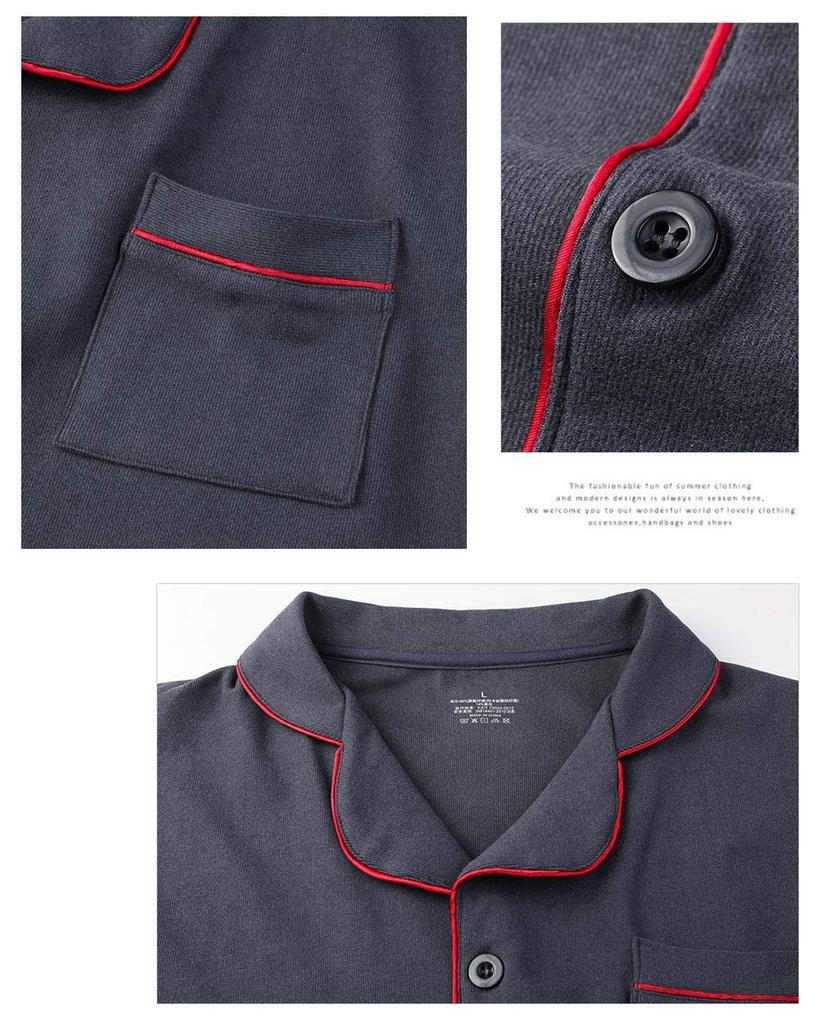 Super Ora Lungă și Perfectă pentru și Pijamale de Iarnă pentru Bărbați, Dublu Periate, Mâneci, Pijamale cu Față Deschisă, Generatoare de Căldură, Absorbante de Umiditate, Izolatoare,