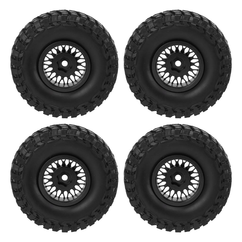 4pcs For SCX24 Wheels Small Compact Safe   Stable Easy Replaceable Mesh Tire for RC Car Parts