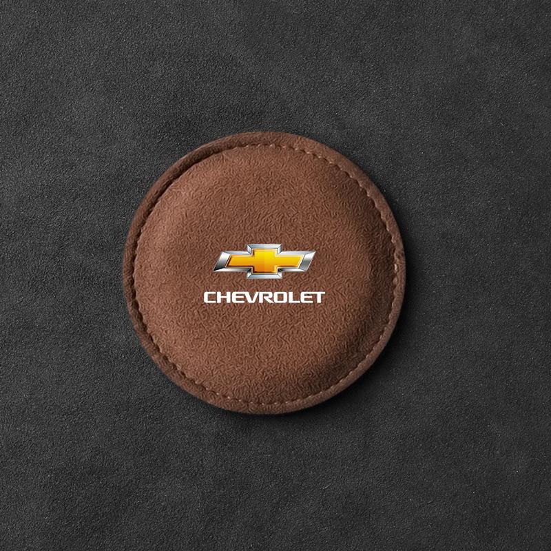 Car Cup Holder Pad PU Leather Slot Non-slip Coaster Mat For Chevrolet Cruze Malibu Sail Spark Captiva Equinox Trax AVEO Lova