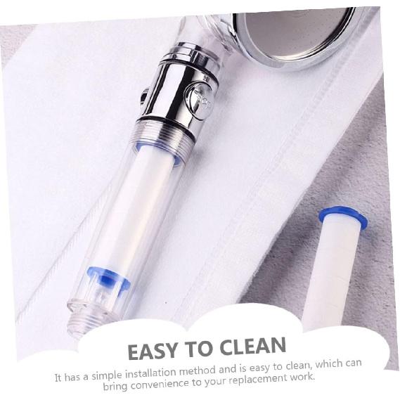 Filter Element 8pcs Shower Head Filters Pp Cotton Improve Water Clarity Easy Install