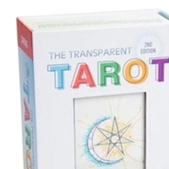 Transparent Tarot Deck Clear Tarot Cards Set Classic Tarot Learning