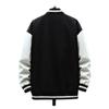 Men's Fleece-Lined Streetwear Baseball Jacket - Plus Size, Spring/Autumn Casual Trend