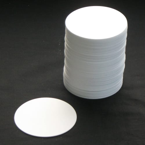 Nagao Coasters, Plain, Round, 85mm Diameter x 1mm Thickness, Pack of 100, Disposable, Made in Japan, Product Number: 3362317