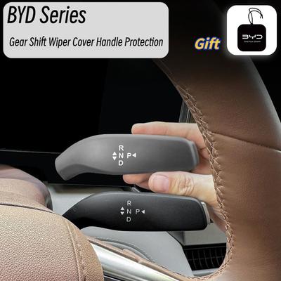 For BYD Sealion Atto 3 Dolphin Surf Seal Dolphin Gear Shift Wiper Cover Handle Protection Shifter Shell Car Protective Styling