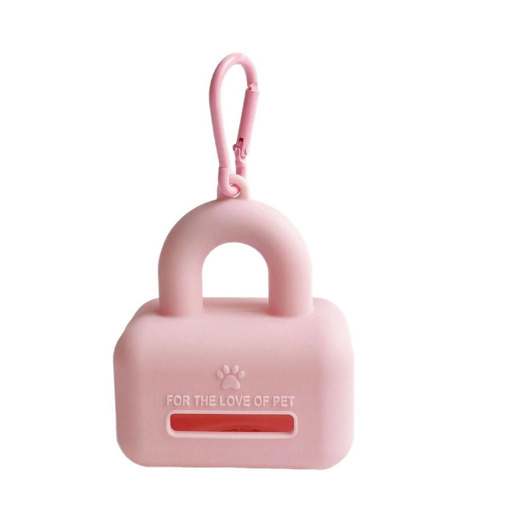 Portable Silicone Pet Waste Bag Dispenser for Dogs & Cats