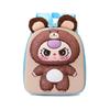 2025 Spring New Cute Cartoon Children Schoolbags Adorable Big Ears Plush Doll Kid's Backpack Ultra Light Kindergarten 3-6 Years Old Baby Girl Book Bag