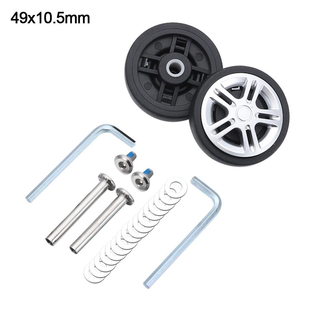 Universal Suitcase Wheels Replacement Wear-resistant Replace Wheels Travel Luggage Wheels Caster Wheels Axles Repair Kit