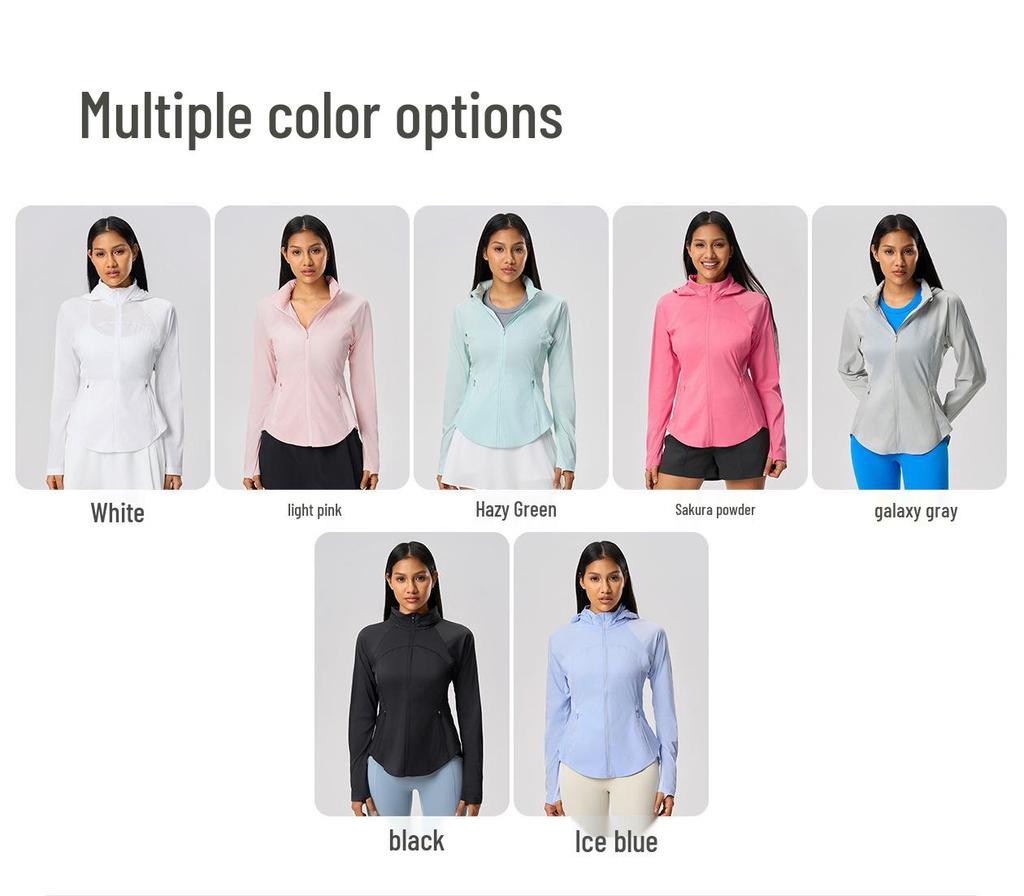 Summer UPF50+ Quick-Dry Sun Protection Jacket with Hidden Hood