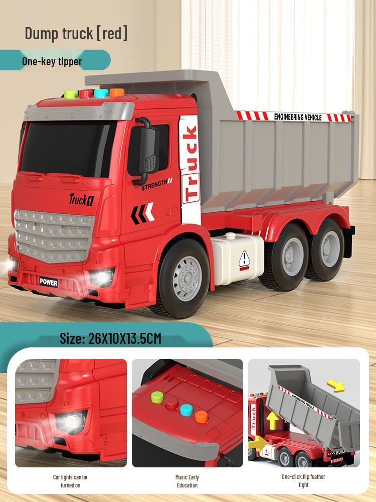 

Children s Cement Mixer Toy Truck with Sound and Light