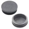 Winova 4pcs Plastic Pipe End Cover Caps Protector Black Pipe End Caps