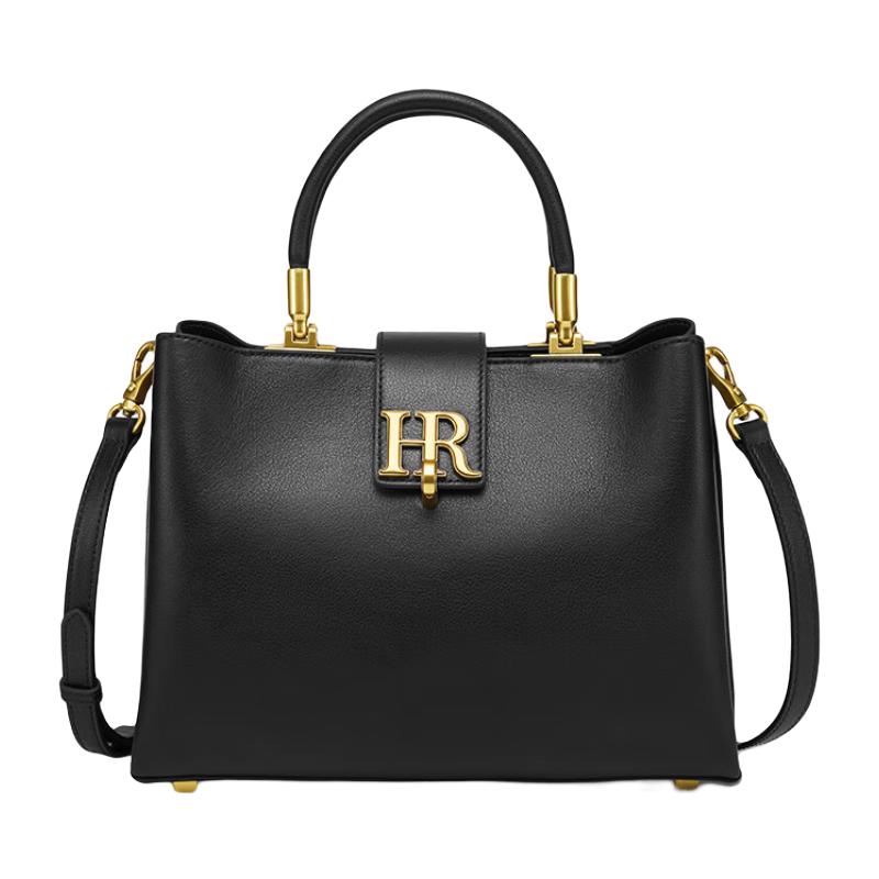 HR Helena Top-Layer Cowhide Shoulder Crossbody Handbag