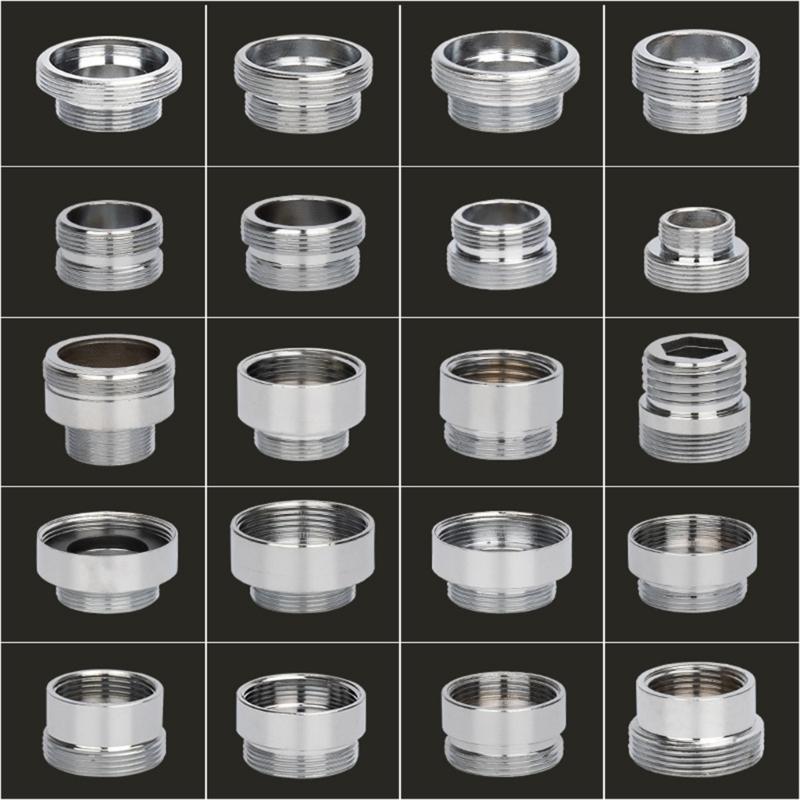 20 Stück männliche und weibliche Spülbecken-Wasserhahn-Adapter Gewindeverbindungen für Küchenspülbecken-Belüfter und Gartenschläuche Anschluss