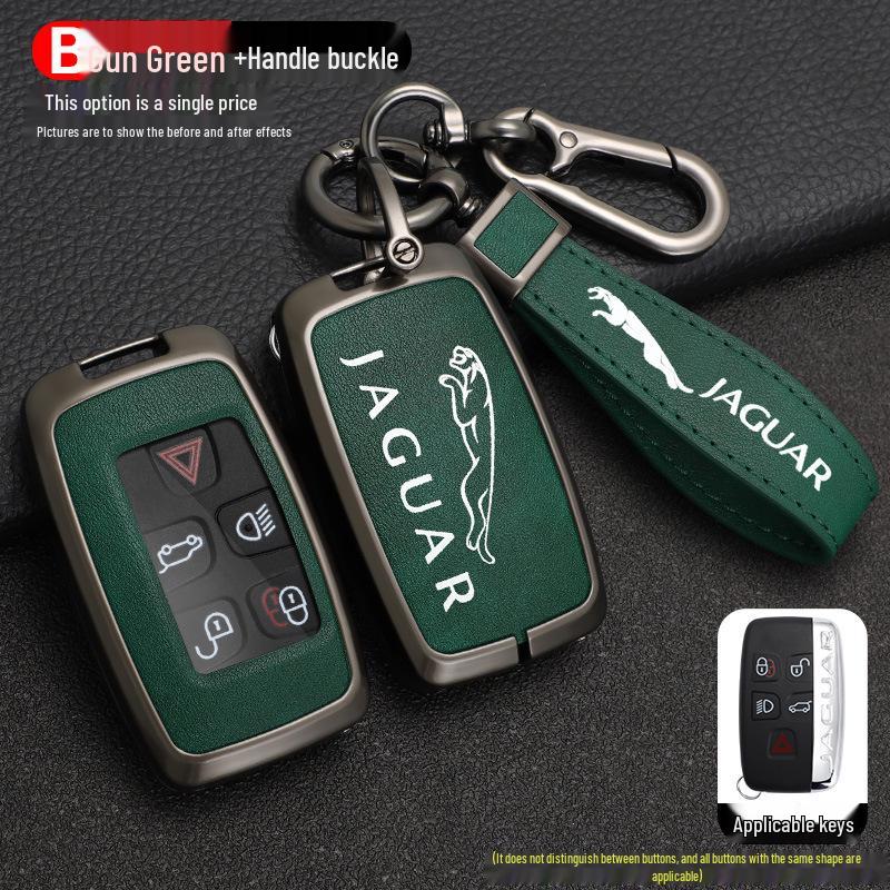 Jaguar Key Case for XFL, XEL, F-Pace, F-Type, XF, XE, XJ, E-Pace Models