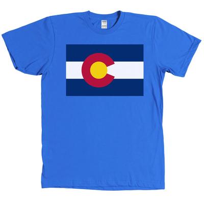 Colorado Staatsflagge T-Shirt CO Stolz Denver Tee NEU MIT ETIKETTEN - VIELE FARBEN