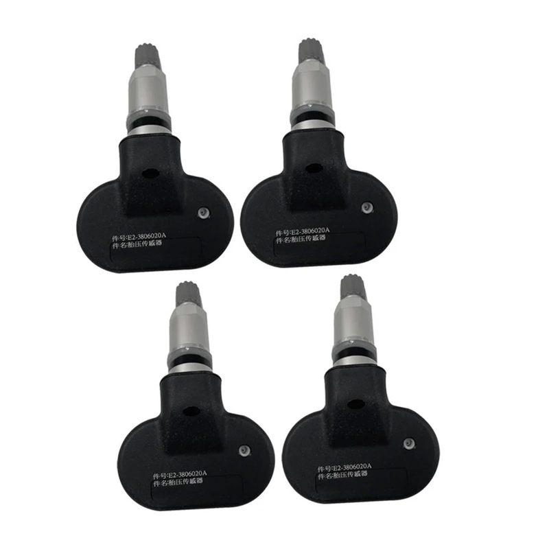 4PCS Tire Pressure Sensor Tire Pressure Monitor TPMS Sensor For E2-3806020A Auto Parts Land Wind X5 X8 X7 Xiaoyao