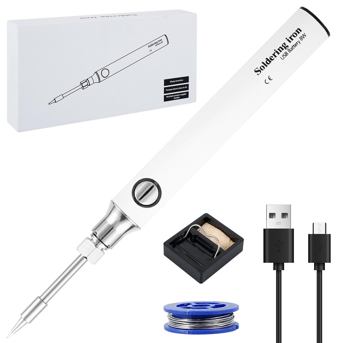 

USB беспроводной зарядный паяльник 10 Вт сварочная ручка с регулируемой температурой для ремонта бытовой техники DIY портативный сварочный инструмент