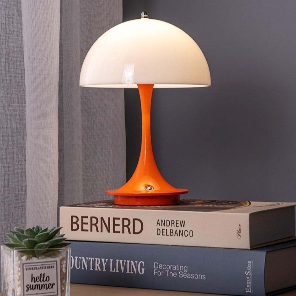 USB Rechargeable Mushroom LED Table Lamp Touch Indoor Lighting  for Hotel Bar Coffee