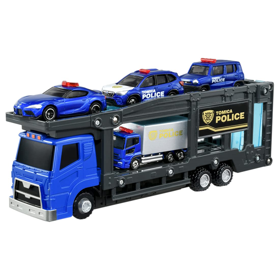 

TAKARA TOMY Tomica World Police Carrier Car Set