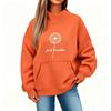Wind dandelion just breathing alphabet print semi turtleneck sweater loose long sleeves