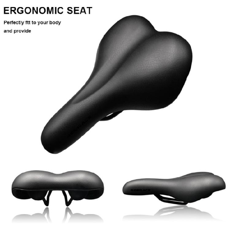 PU Leather Bicycles Saddles Cycling Cushion Road Bike Saddles Pad Nonslip Bike Cushion Shock Absorption Seat Pad