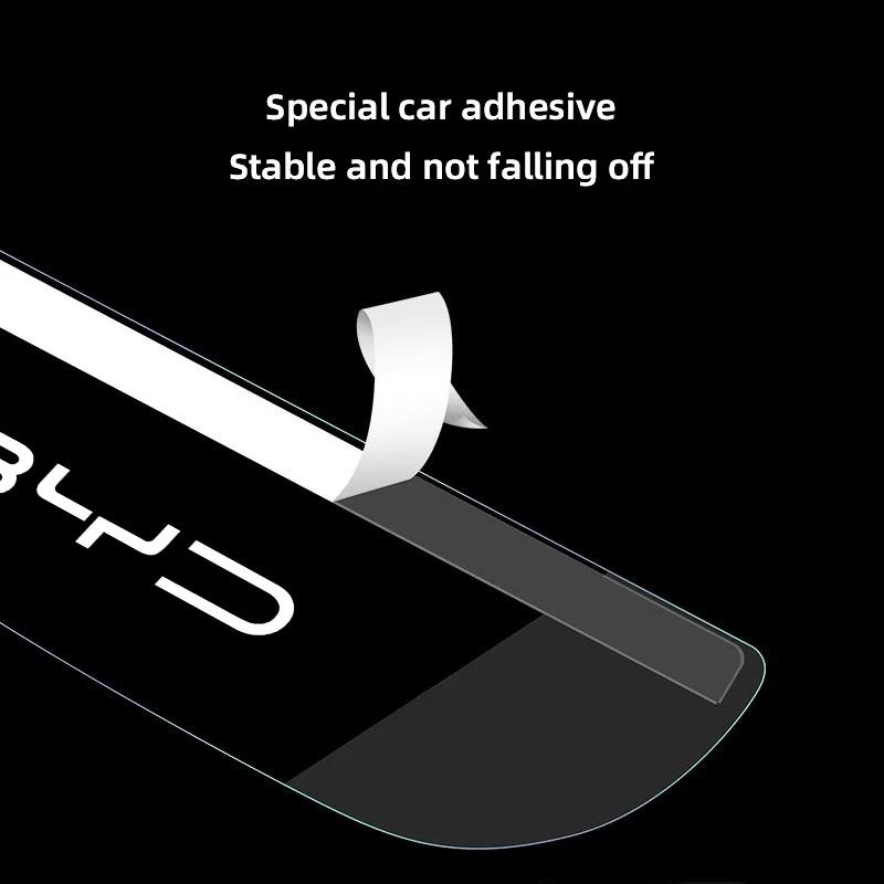 Car Rearview Mirror Rain Eyebrow Sticker Rainproof Cover For BYD Atto 3 Yuan Plus Han Tang EV F3 E6 Dmi Song F0 Qin Pro G3 Ea1