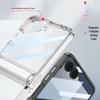 Samsung ZFlip7 Foldable Screen Magnetic Transparent Phone Case with Integrated Airbag