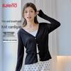 Baleno Women's Thin V-Neck Knit Cardigan