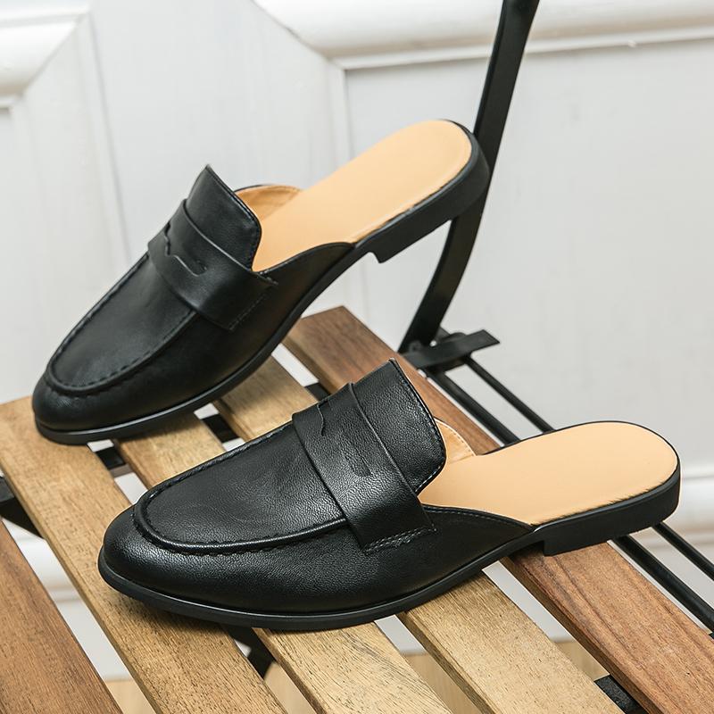 Fashion Autumn Hot Selling Lightweight Flat Walking Shoes for Commuting Versatile Men's Leather Casual Shoes Classic Men's Loafers