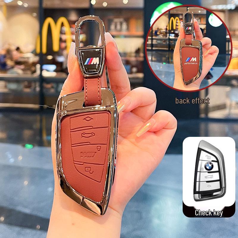 BMW Key Cover: Fits 1, 2, 3, 5 Series; I3, X1, X3, X5, iX3 Models with Blade Buckle