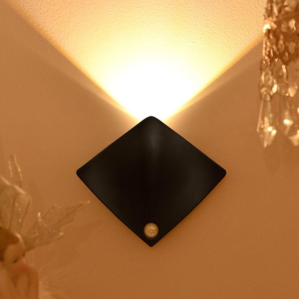 

LED Night Lights USB Motion Sensor Wall Lamp Home Decor Devil Fish Wall Lamp Indoor Room